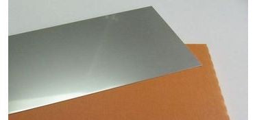 Edelstahl V2A, rostfrei 1.4301 - CrNi-Stahl // L: 500mm - B: 150mm