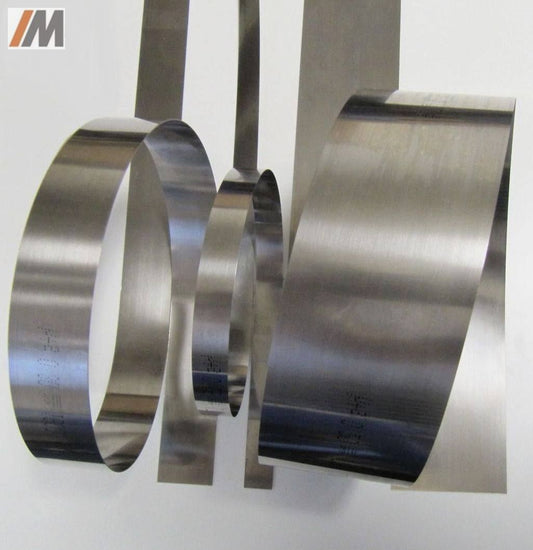 Federstahlband, rostfrei - CrNi-Stahl - 1.4310 // L: 5000mm - B: 25mm